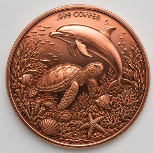 Op maat gemaakte 1oz High Relief Wildlife Animal 999 Fijne Koper Ronde Collectie Wolf Fabrikant Directe Groothandel - Product Image 4