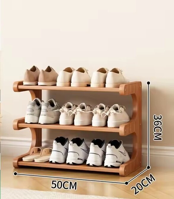 3 niveles, 50 cm de largo [capacidad para 6 pares de zapatos]