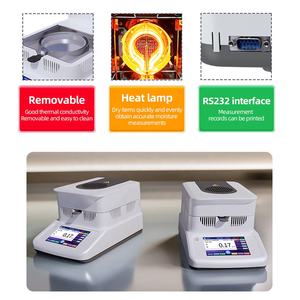 Nieuwe Aankomst Halogeenvochtanalysator 120G Laboratorium Vochtgehalte Tester Digitaal Watergehalte Analysator Vochtmeter Lab - Product Image 6