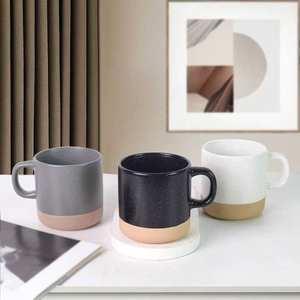 <span class=keywords><strong>Taza</strong></span> <span class=keywords><strong>de</strong></span> Cerámica <span class=keywords><strong>Personalizada</strong></span> Creativa <span class=keywords><strong>de</strong></span> 12 oz con Diseño <span class=keywords><strong>de</strong></span> Cielo Estrellado y Costuras Moteadas para Café, Té, Leche, Latte, Regalo Publicitario - Product Image 2