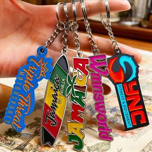 Llavero Personalizado de Aleación de Zinc con Logotipo 2D/3D, Esmalte Suave y Duro, Colgante con Nombre, Venta al Por Mayor - Product Image 2