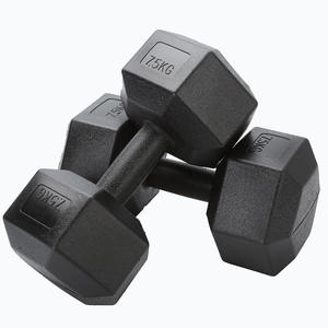 Logotipo personalizado, pesas <span class=keywords><strong>de</strong></span> cemento negro, equipo <span class=keywords><strong>de</strong></span> gimnasio, relleno <span class=keywords><strong>de</strong></span> cemento, mancuerna vacía <span class=keywords><strong>de</strong></span> plástico - Product Image 5