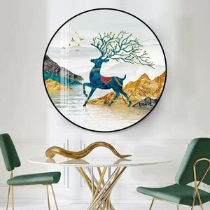 Impressions murales abstraites Décoration murale de style moderne Impression d'images uniques sur <span class=keywords><strong>tableau</strong></span> <span class=keywords><strong>acrylique</strong></span> Peintures encadrées pour le salon - Product Image 4