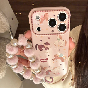 Coque de téléphone en TPU souple et mignonne avec bracelet, anti-chute et sécurisée, très vendue pour <span class=keywords><strong>iPhone</strong></span> 17/Air/pro/<span class=keywords><strong>max</strong></span>/16/PLUS/15/14/13/<span class=keywords><strong>12</strong></span>/11 - Product Image 3