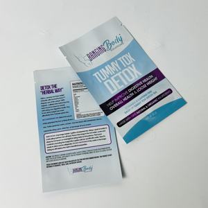 Sac en Mylar personnalisé imprimé, sac en aluminium à trois côtés scellés, échantillon de soin de la peau cosmétique, sachet de crème cosmétique faciale, mini pochette - Product Image 4