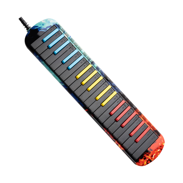 32/37-key Piano Three-color Starry Sky Harmonica Non-Electric ABS Material Children's Educational Musical Instrument Toys Gifts