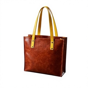 Sac fourre-tout de luxe bohème en cuir PU pour femme, fait main, grande capacité, avec fermeture éclair, prêt à être expédié – Vente chaude - Product Image 1