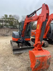 Excavatrice Hitachi ZX50U 2023, faible nombre d'heures de travail, d'occasion, 5 tonnes, capacité de godet de 0,25 m³, composants Kawasaki, pour travaux de construction - Product Image 1