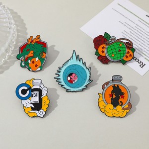 5000 Tipos de Lindos Broches de Metal Esmaltado con Logotipo de la Serie Dragon Ball Goku <span class=keywords><strong>Vegeta</strong></span> para Sombrero y Cuello - Product Image 3