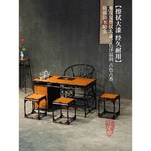 Chinese Style <b>Bamboo</b> Tea <b>Table</b> Set With Chair For Garden Or Balcony Use - Product Image 5