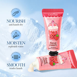 Krim Tangan SADOER Alami Organik Aroma Stroberi Mini Pemutih Melembapkan Anti Pecah-pecah Grosir <span class=keywords><strong>OEM</strong></span> - Product Image 5