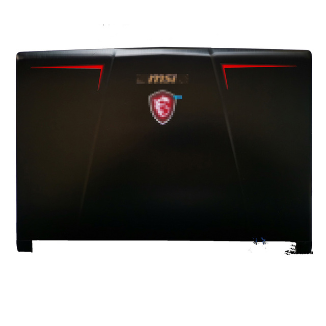 LCD Back Cover 307-6P7A211-HG0 for GE63 MS-16P5/MS-16P6/MS-16P7 15.6 Inch Metal Red Black