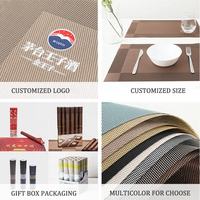 Échantillon Gratuit Tapis de Table Carré Classique LOMATO en PVC de 3 mm d'Épaisseur, Impression de Logo Personnalisé, Écologique, Durable, Antidérapant, Cadeau