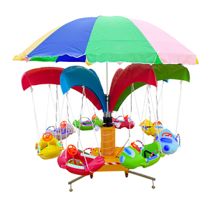 Carrusel Comercial para Parque de Atracciones, de Fibra de Vidrio, con Música, Operado con Monedas, Marca Xiaotongyao, 1 Año de Garantía, Capacidad de 100 kg - Product Image 1