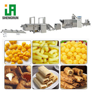 Machine extrudeuse <span class=keywords><strong>de</strong></span> snacks à base <span class=keywords><strong>de</strong></span> maïs à haut rendement, ligne <span class=keywords><strong>de</strong></span> production automatique <span class=keywords><strong>de</strong></span> nourriture soufflée - Product Image 1