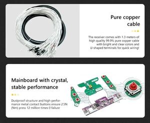 รีโมทคอนโทรลไร้สายแบบกำหนดเองได้ IP65 ความเร็วเดียว สำหรับเครนปั๊มคอนกรีต อุตสาหกรรม กันน้ำ - Product Image 3