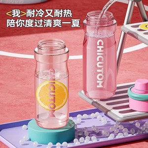Chicutom Plastic Water Bottle 500Ml Heat Resistant Portable Sports Bottle For Kids And Adults - Product Image 1