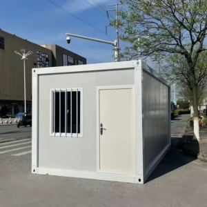 Contenedor de acero modular portátil de 40 pies y 20 pies, casa de cocina, cabina prefabricada de montaje rápido para terrenos sin usar para uso en centros comerciales de oficina - Product Image 1