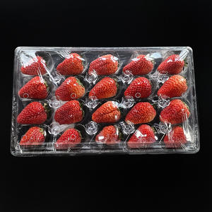 Plastic Blister container Customization PET plastic packaging clamshell strawberries Box for fruit food