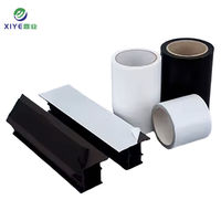 Film protecteur adhésif transparent en PE souple, sans résidu, qualité industrielle, taille personnalisable pour métal/aluminium/acier inoxydable