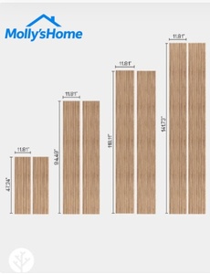 Panneaux muraux <span class=keywords><strong>en</strong></span> bois de chêne courbé polyvalents pour la décoration des surfaces de colonnes, 2400x600x20mm - Product Image 4