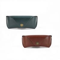 Étui de rangement portable BX carré minimaliste vintage en cuir PU souple rembourré, léger et résistant à la pression