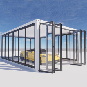 <span class=keywords><strong>Precio</strong></span> barato Villas modulares Oficina prefabricada Una casa de Marco Muestra prefabricada de 3 dormitorios Casa prefabricada 2 Garaje - Product Image 3