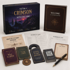 Set di Gioco Detective Mystery Personalizzato di Alta Gamma, Kit Premium per l'Indagine Criminale per Adulti, per Team Building e Feste - Product Image 2