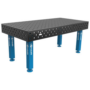 SteelMax GPPH <b>welding</b> <b>bench</b> in reinforced steel 2x1mt 28mm holes - Product Image 1