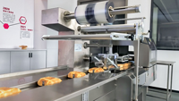 Machine à emballer multifonction automatique de haute qualité pour pain fromage sandwich biscuit cookie gâteau flux