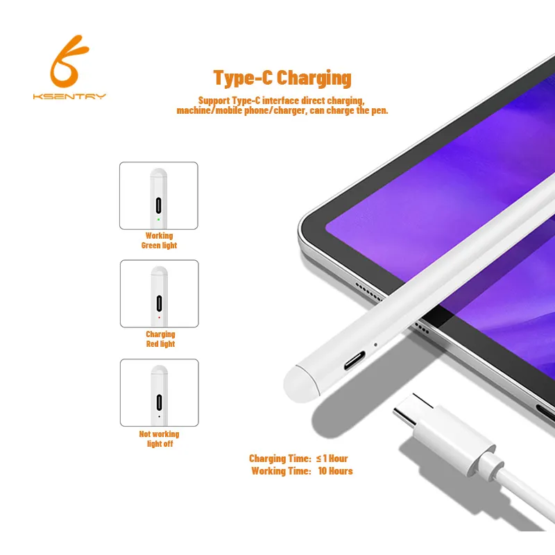 Logam Tablet Pen Stylus Pen Layar Sentuh Kapasitif untuk Ponsel Universal Tablet Ipod Ponsel Ipad