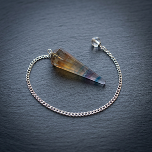 Multi-Florit 12-fach facettierte Liebesthema-Pendel von Rozrin Crystals - Product Image 2