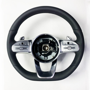 Volant chauffant et vibrant personnalisé pour <span class=keywords><strong>Mercedes</strong></span>-Benz AMG Classe G W460 W463 W465 GLA C117 250 <span class=keywords><strong>200</strong></span> C118 <span class=keywords><strong>CLK</strong></span> W209 GLE W167 C257 - Product Image 5