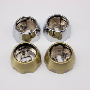 Octagonal Flange Seat 25mm Zinc Alloy Wall Mount <b>Wardrobe</b> Clothes Rail Bracket Fixing Accessory - Product Image 2