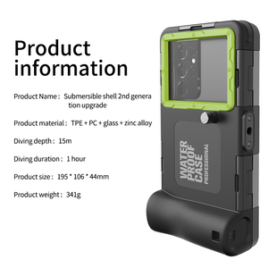Funda Impermeable para Teléfono Móvil SHELLBOX de Alta Calidad, Universal, 6.9 Pulgadas, Sumergible hasta 15 Metros, IP68, para iPhone 17/16/15/Samsung S26/A57 - Product Image 2