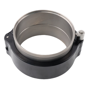 Collier de serrage universel à dégagement rapide V-Band pour échappement en acier inoxydable/titane anti-fuite pour intercooler et downpipe KG03-300-BK-T - Product Image 2