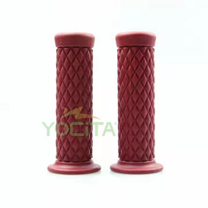 อะไหล่มอเตอร์ไซค์สั่งทำขายส่ง Yocita คุณภาพสูงแบบใหม่ สไตล์จีน จับกระชับมือ ไม่ลื่น ยางอะลูมิเนียม ปลอกแฮนด์แบบเพชร - Product Image 1