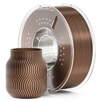 Filamen Printer 3D Elegoo Metal PLA 1.75mm 1kg Spool ±0.02mm Hasil Akhir Metalik Mengkilap, Tidak Mudah Melengkung, Tidak Berbau