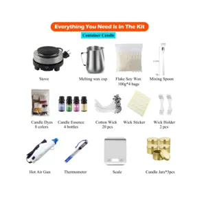 Best price candle wax kit candle making starter kit candle kit manufacture