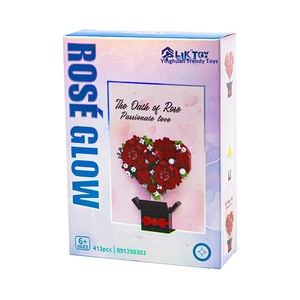 <span class=keywords><strong>Xihuan</strong></span> - Juguetes Educativos de Plástico para Construir, Bloques de Construcción de Micro Piezas con Forma de Rosa, Regalo para el Día de San Valentín y el Día del Niño, 6 Conjuntos Temáticos - Product Image 5