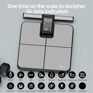 เครื่องชั่งน้ำหนักอัจฉริยะรุ่น CF625BLEWIFI X04 หน้าจอ LCD เชื่อมต่อบลูทูธและไวไฟ เครื่องชั่งน้ำหนักในห้องน้ำ ความแม่นยำสูง ใช้พลังงานจากแบตเตอรี่ - Product Image 4