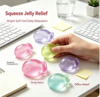 Jouet Squishy Taiyaki Poisson Élégant et Charmant, en TPR à Remontée Lente, Anti-Stress, Fidget, Doux à Presser, Soulagement de l'Anxiété, Cadeau Sensoriel pour