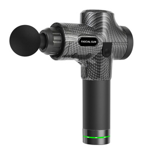 Pistola de Masaje Fascial, 12 Niveles de Velocidad, Motor sin Escobillas, 5 Cabezales de Masaje, Batería de Litio Recargable por USB, 6-8 Horas de Funcionamiento - Product Image 1