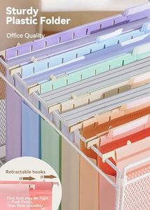 Sortrax WJD-267 nhựa thêm Công suất treo tập tin thư mục 2 "pastel mở rộng Pocket Heavy Duty Tủ hồ sơ chèn - Product Image 5
