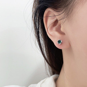 Yinruitai 925 <b>Silver</b> <b>Stud</b> Earrings Cross Design For Women Everyday Wear Fine Jewelry - Product Image 3