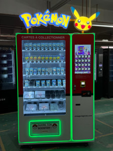 Distributeur automatique de cartes à collectionner multi-compartiments pour jeux de société, avec signalétique lumineuse, pour commandes en gros en Chine - Product Image 2