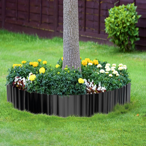 Borde Metálico de Acero Corten Resistente a la Corrosión, Recto, Robusto y Largo, para Jardín y Paisajismo, Ideal para Macizos de Flores - Product Image 1
