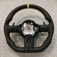 Volant en cuir pour BMW F10 F30 F32 F15 F36 F01 F20 F22 F25 F31 F32 F80 F82 F87 E90 E71 M3 M4 M5 X3 X5 Modifié et Amélioré