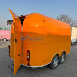 Carro de Comida Móvil Naranja de Alta Calidad 2026, Camión de Comida Rápida, Remolque de Comida para Venta Ambulante - Product Image 3