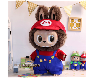 泡泡马特58cmlapupu吊坠盲盒lapupuva服装钥匙扣lapupu娃娃连体可爱装饰玩具人物服装 - Product Image 6